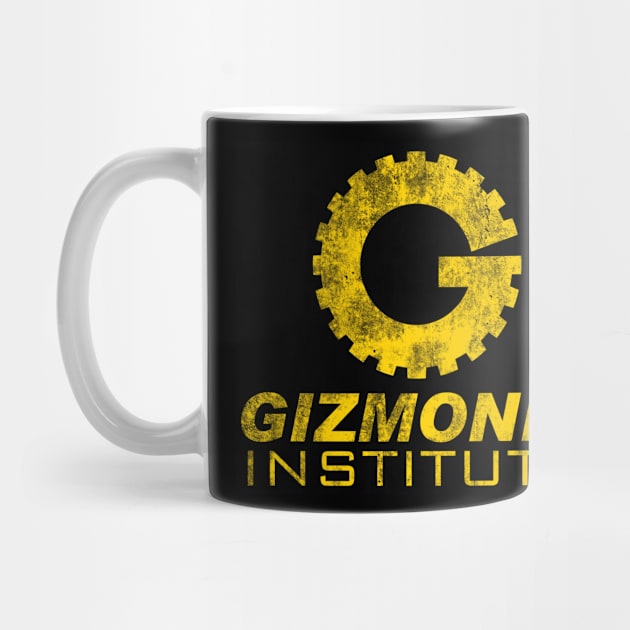 Gizmonic Institute, distressed by woodsman